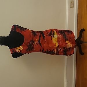 Womens tropical dress